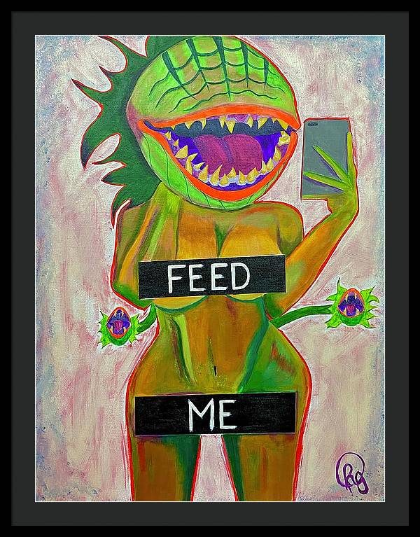 Feed Me - Framed Print