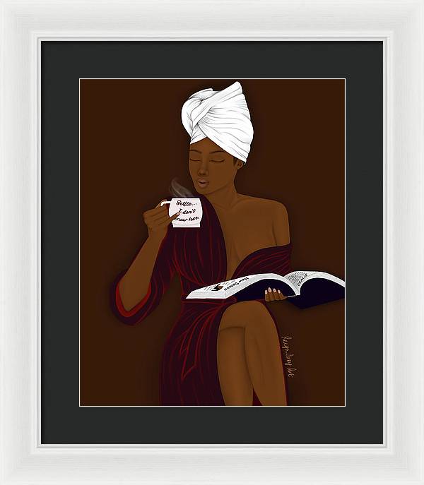 In My Mood - Framed Print