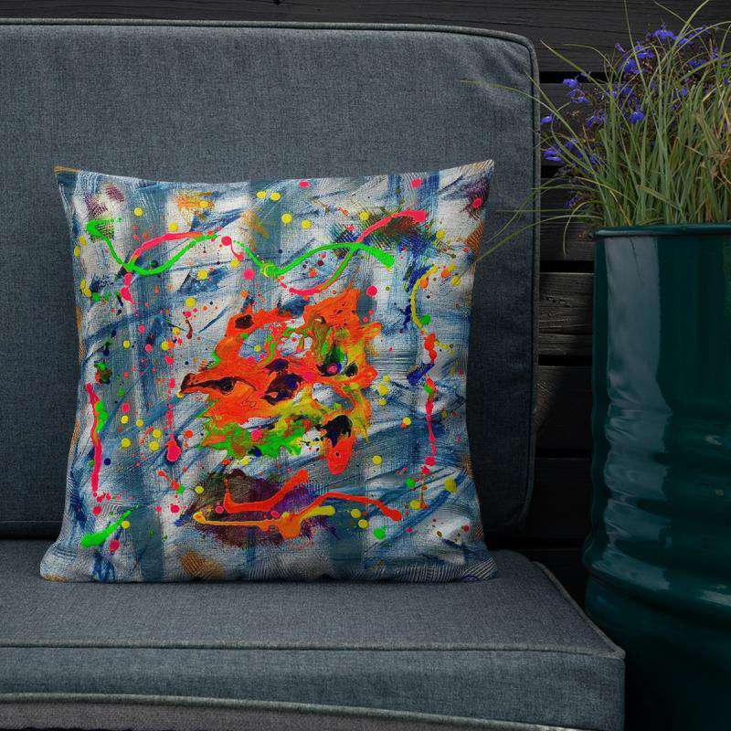Painter's Denim - Throw Pillow