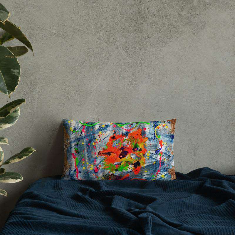 Painter's Denim - Throw Pillow