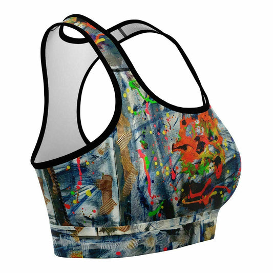 Painter's Denim Sports Bra