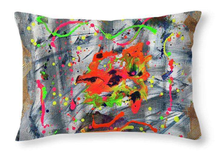 Painter's Denim - Throw Pillow