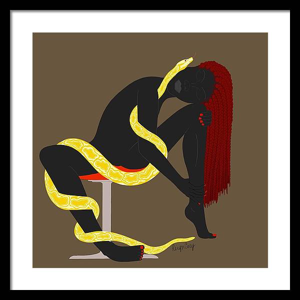 The Entanglement - Digital - Framed Print