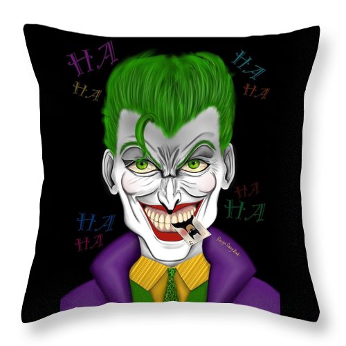 The Joke's On You - Throw Pillow